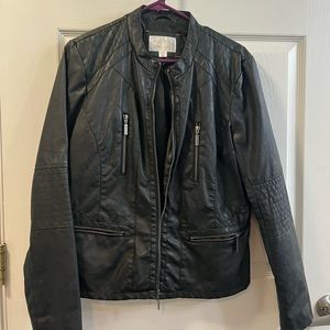 Faux Leather Jacket